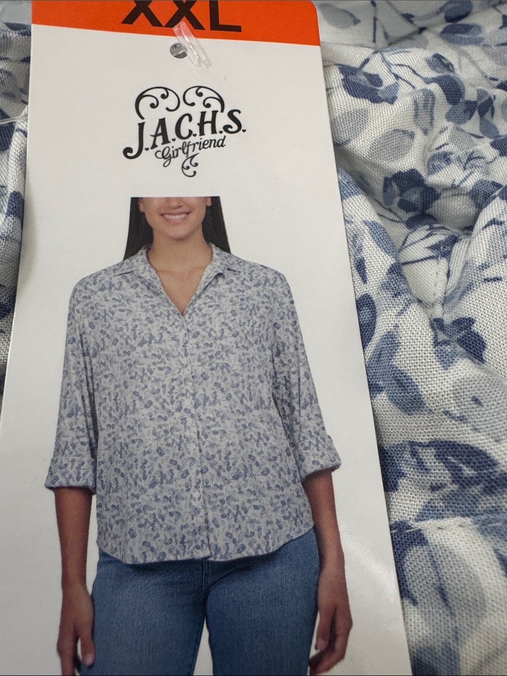 Jach’s Blue Floral Button-Front Shirt